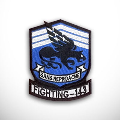 Patch VFA-143 Pukin Dogs US Navy Fighter Squadron เย็บปักถักร้อยโลโก้สัญลักษณ์ Insignia VFA143 Patch