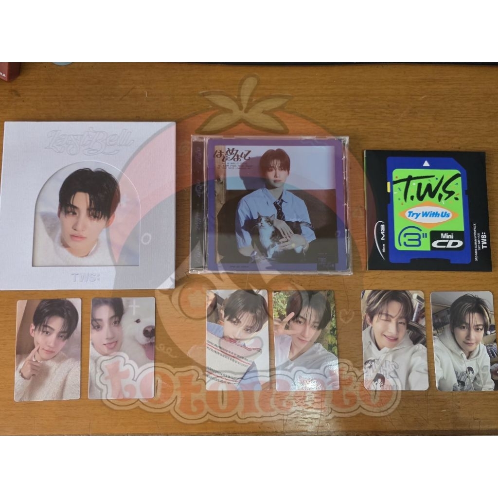 TWS JIHOON LAST BELL, HAJIMEMASHITE, TRY พร้อมอัลบั้มและโฟโต้การ์ดของสหรัฐอเมริกา