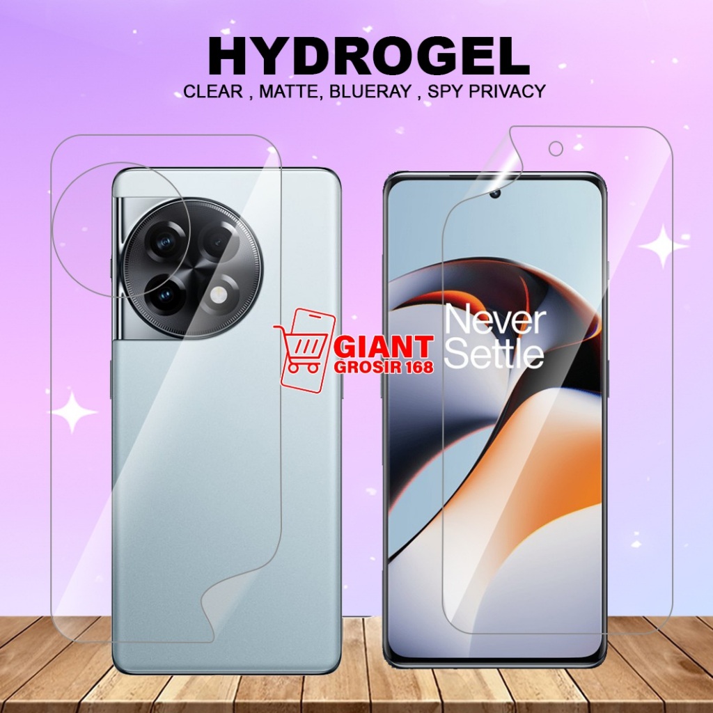 Hydrogel Clear Bening / Clear Matte Anti Oil / Anti Blue Anti Radiation One Plus 13T 5G One Plus 13S