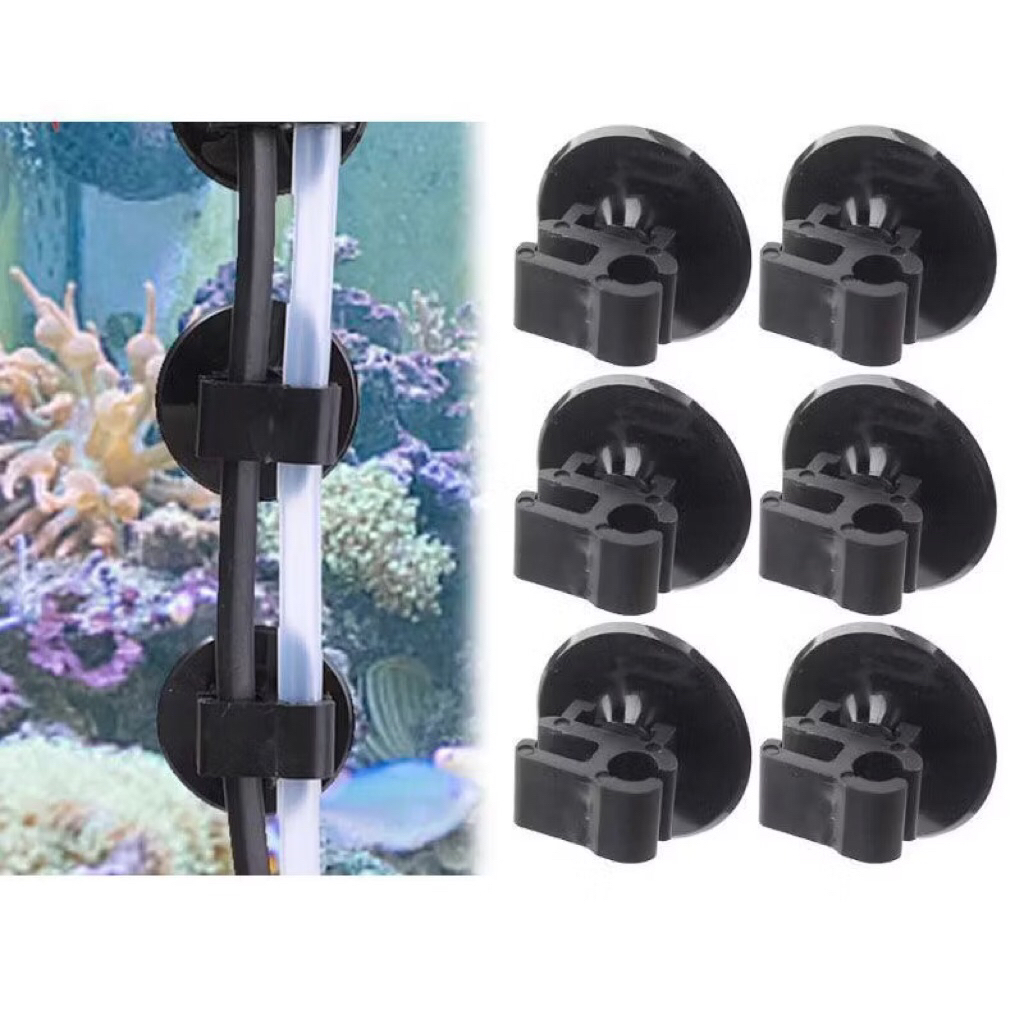 Double Head Aquarium Cable Clip Aquarium Cable Clamp Aquarium Hose Clamp