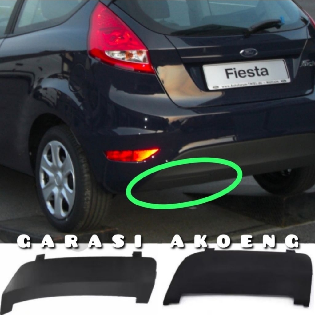 ฝาครอบกันชนด้านหลังสําหรับ Ford Fiesta Manual Matic Trend Sporty 1400 1500 1600 cc 1.4 1.5 1.6 1400c