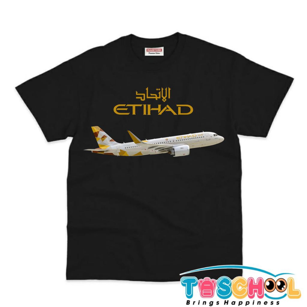 เสื้อผ้า CHILDRENS, เสื้อยืด CHILDRENS, ETIHAD AIRWAYS PLANE