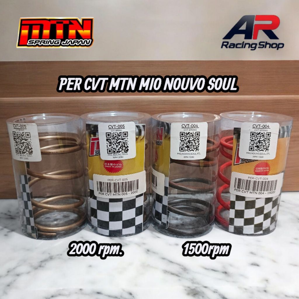 MTN CVT SPRING 1500RPM 2000RPM MIO SPORTY SMILE SOUL CARBON FINO CARBON NOUVO ORIGINAL MTN SPRING JA
