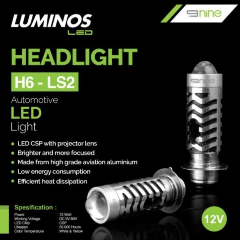 WHOLESALE Luminos LS2 H6 - LUMINOS / ไฟ LED มอเตอร์ไซค์เลเซอร์ 2 สี + สมาร์ทโฟนมอเตอร์ไซค์เดิม