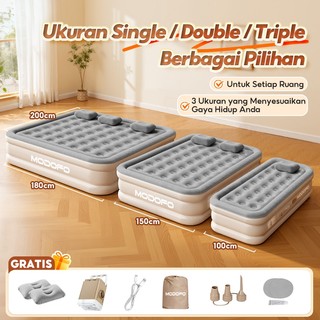 [COD] MODOFO Outdoor Biru Matras Kasur Pompa Matras Tidur Kasur Angin Bisa Tahan Inflatable Bed Tiup