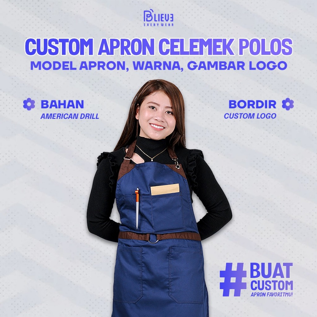 APRON การทําอาหาร APRON BARISTA APRON PREMIUM APRON
