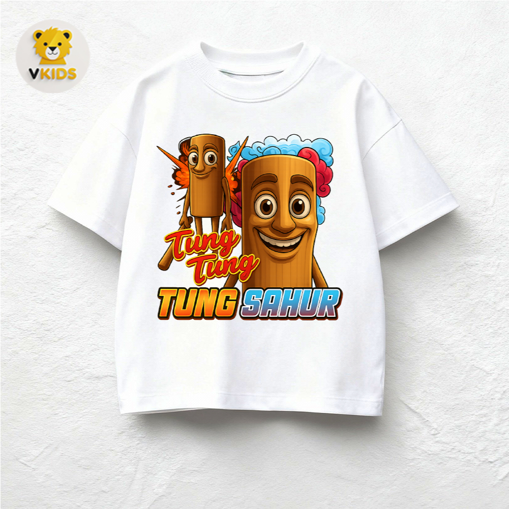 Tung Tung Sahur Anomali Tung Sahur Wood ชุดเด็กชายและเด็กหญิง