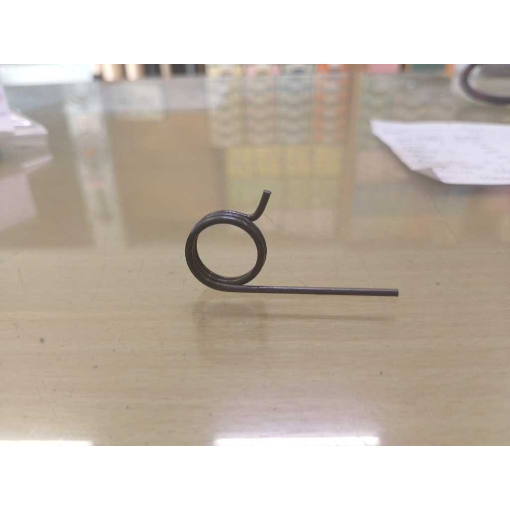 ลวดสปริงทอร์คเหล็ก 2 mm ID 17 mm LB 3 Wrap LK1 8 mm LK2 42 mm