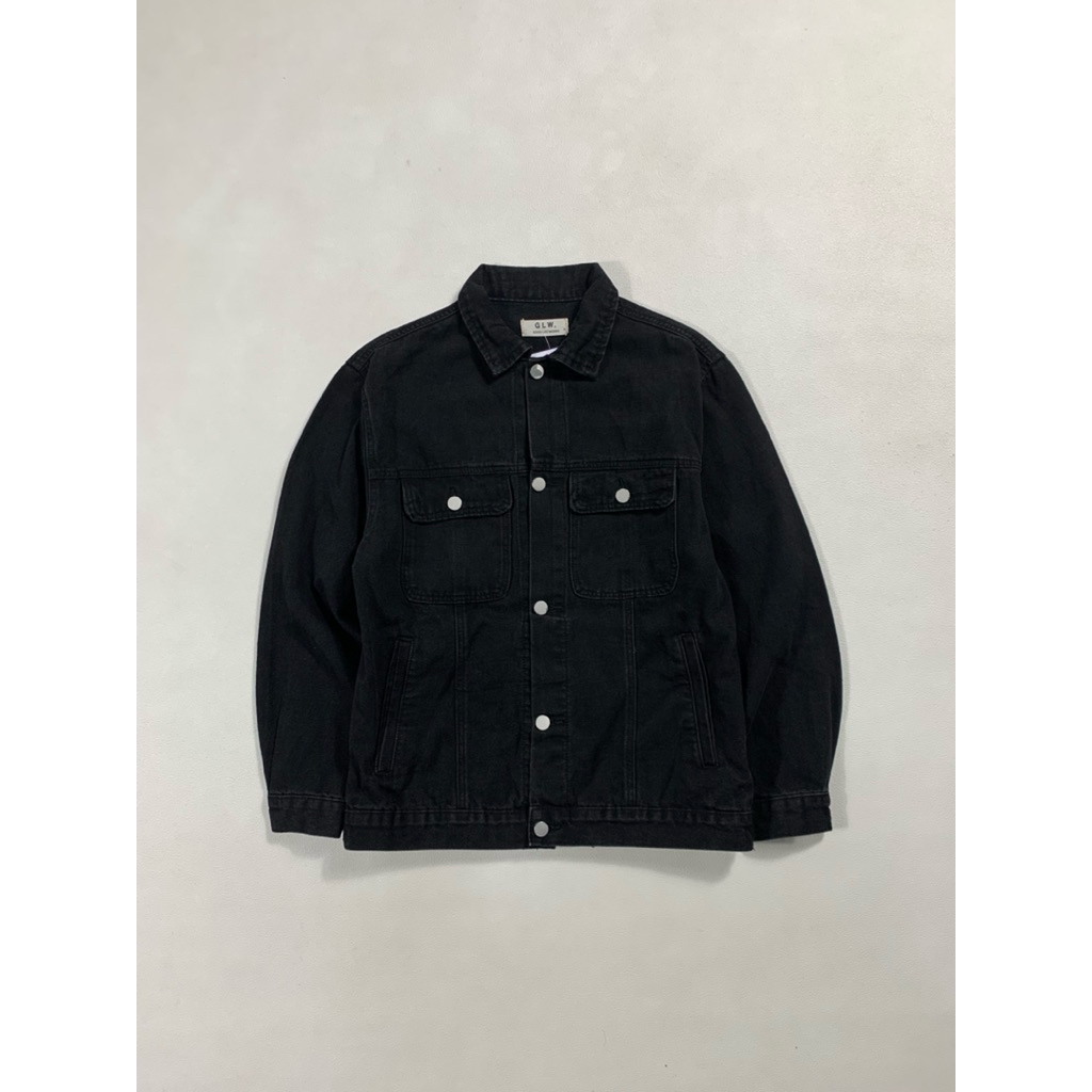 Good life works Type II Black wash Trucker Jacket Size S ยาว 66 ซม.กว้าง 55 ซม.ไหล่ 45 ซม.ความยาว 55