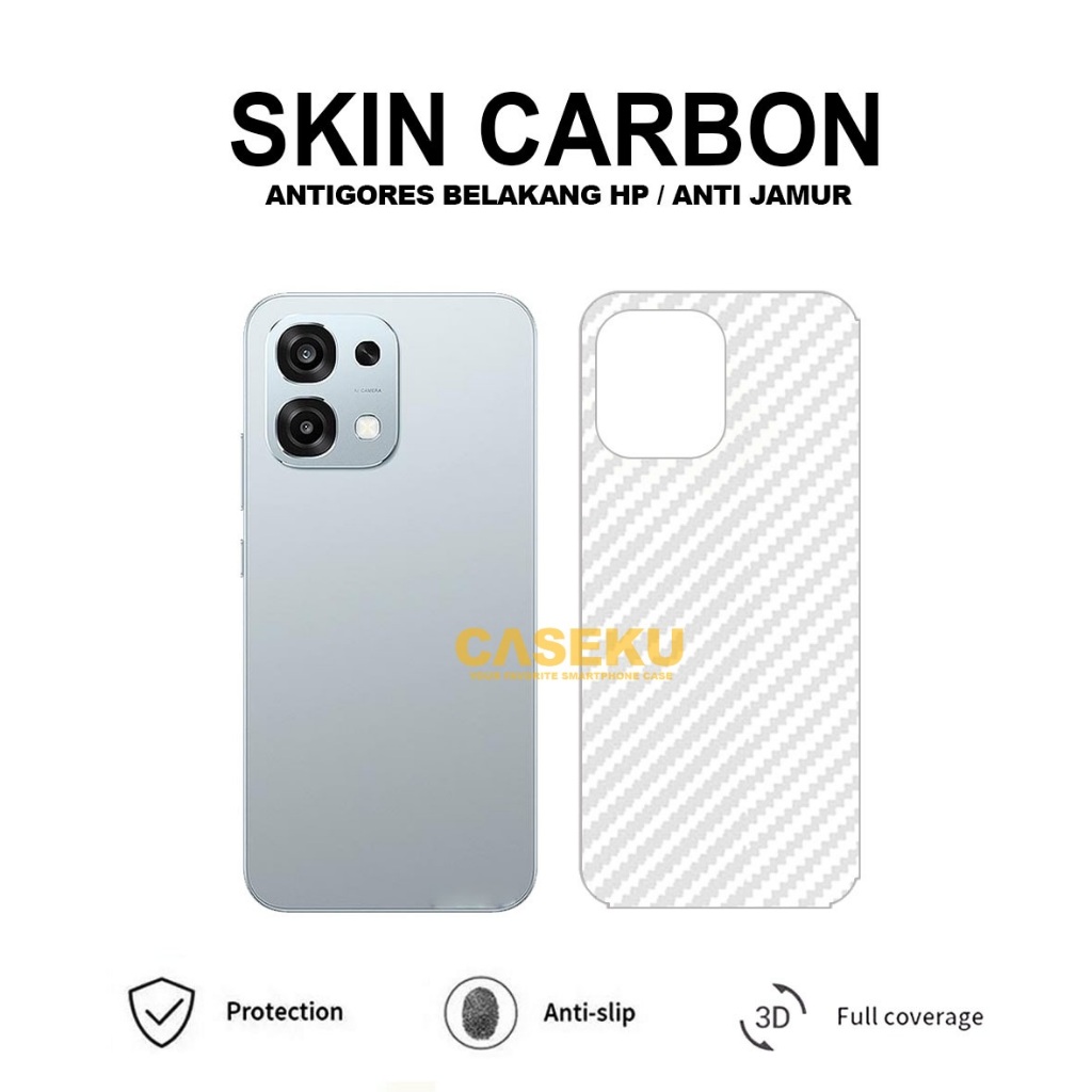Oppo A6 Pro Oppo A5 4G Oppo A5 Pro Oppo A5X Oppo A5I Skin Carbon Garskin Anti-Scratch Back Oppo A6 P