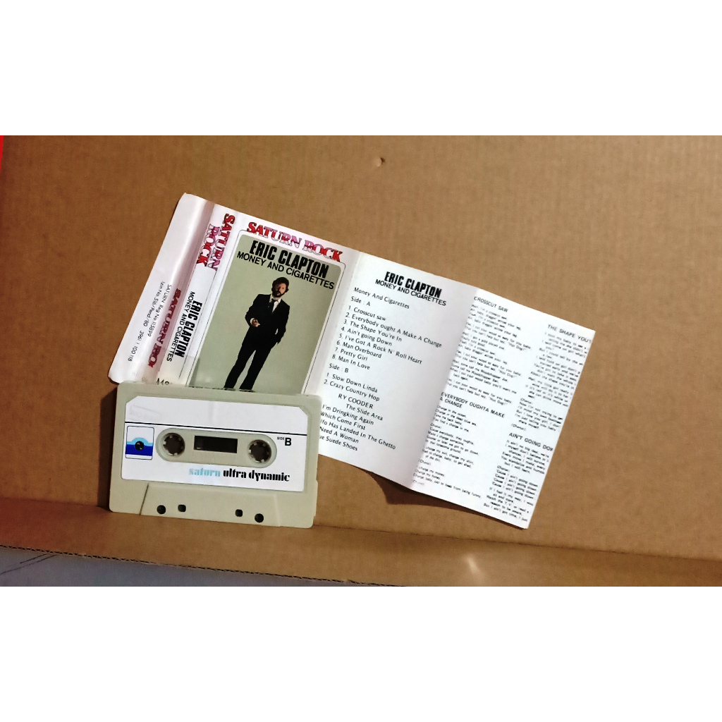 ERIC CLAPTON - MONEY AND CIGARETTETES - เทปคาสเซ็ต
