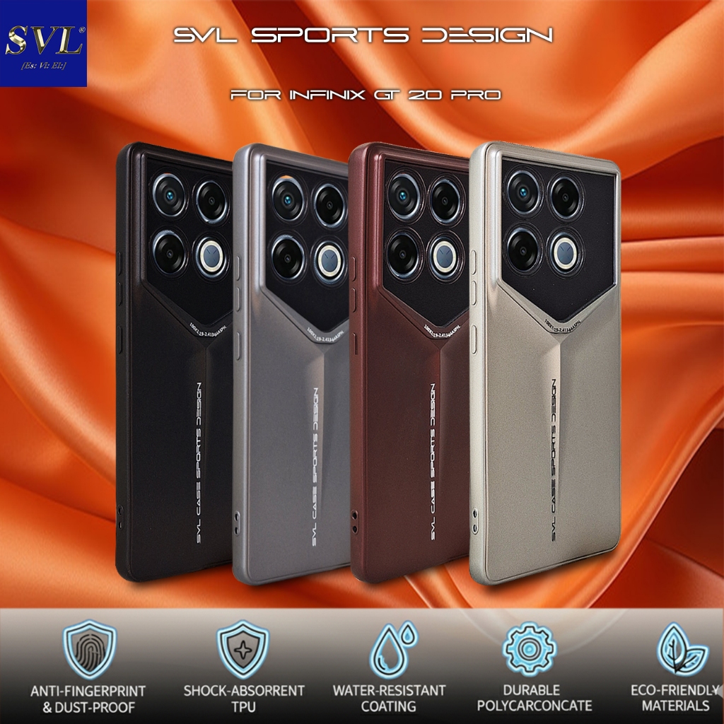 SWL เคสดีไซน์กีฬาสําหรับ Infinix GT 20 Pro Luxury Blade Full-Cover ปลอกบางพิเศษหรูหรา