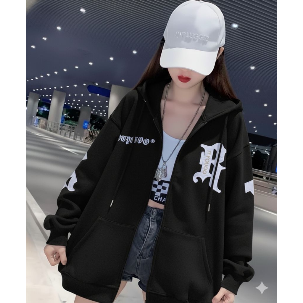 MERAH ซิป Viral แฟชั่นขนาดใหญ่ 6XL 5XL 4XL 3XL 2XL XL LMS ซิป Hoodie แจ็คเก็ต R เริ่มต้นพิมพ์ DTF หน