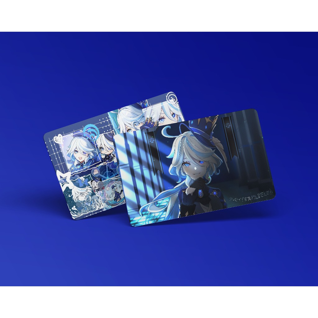 PHOTO CARD FURINA GENSHIN ID CARD\PVC