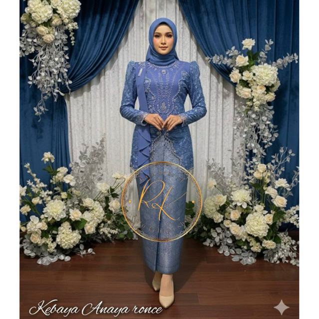 Anaya viral kebaya / shaumy / kebaya ดอกมะลิล่าสุด / rosella / qiyubi / ผ้าคลุมไหล่ kebaya / party k