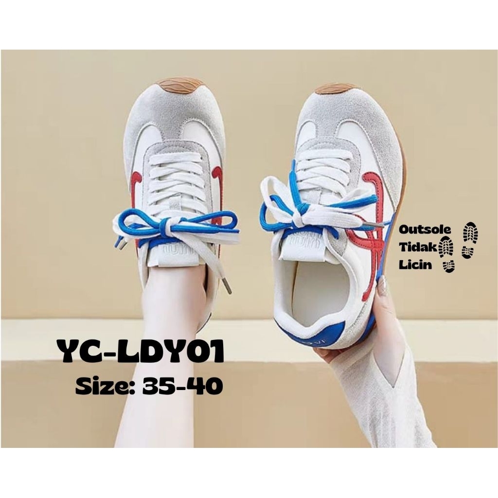 YC-LDY01 รองเท้าผ้าใบ 4ซม
