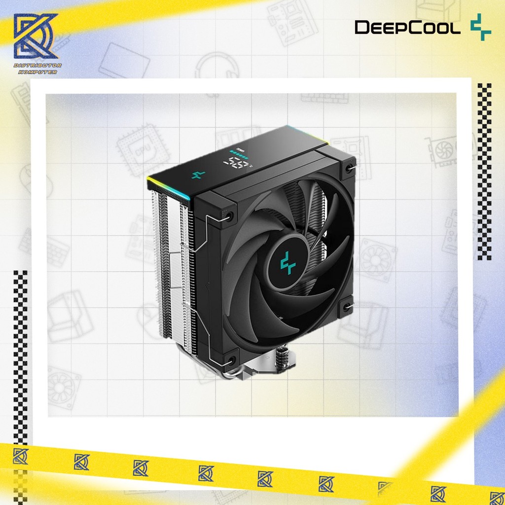 Deepcool AK400 Digital SE คูลเลอร์ CPU สีดําพร้อมจอแสดงผล Status - DK