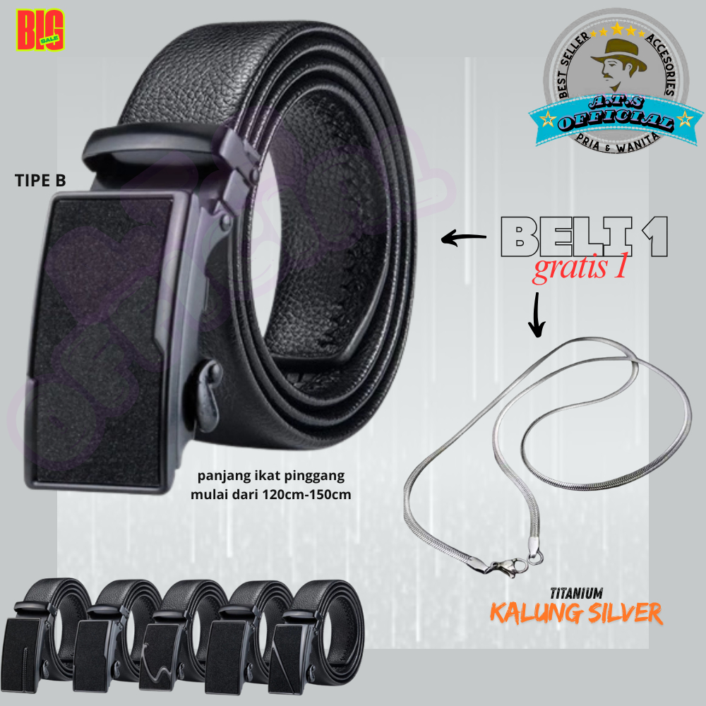 เทีย_OFFICIAL_SHOP !!! SUPER BUY 1 แถม 2 สินค้าคุณภาพสูง // TIA35J87REL SEMI LEATHER BELT ANTI-SCRAT