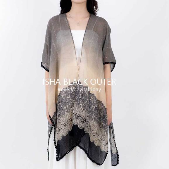 ITSFRIDAY ISHA สีดําด้านนอก