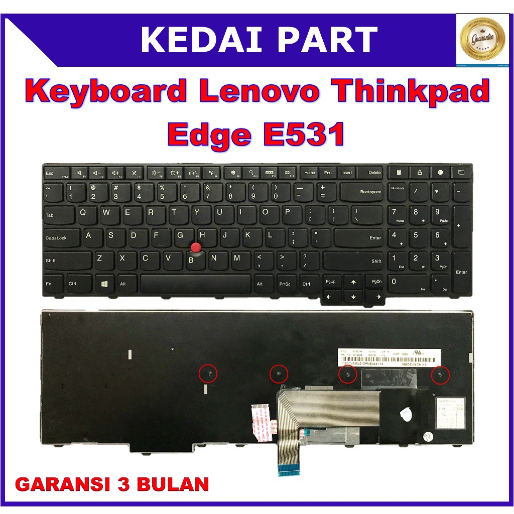 Lenovo Thinkpad Edge E531 E540 T540 T550 T540p T560 P50S W540 L540 W541 W550s 0C44592 0C44913 0C4491