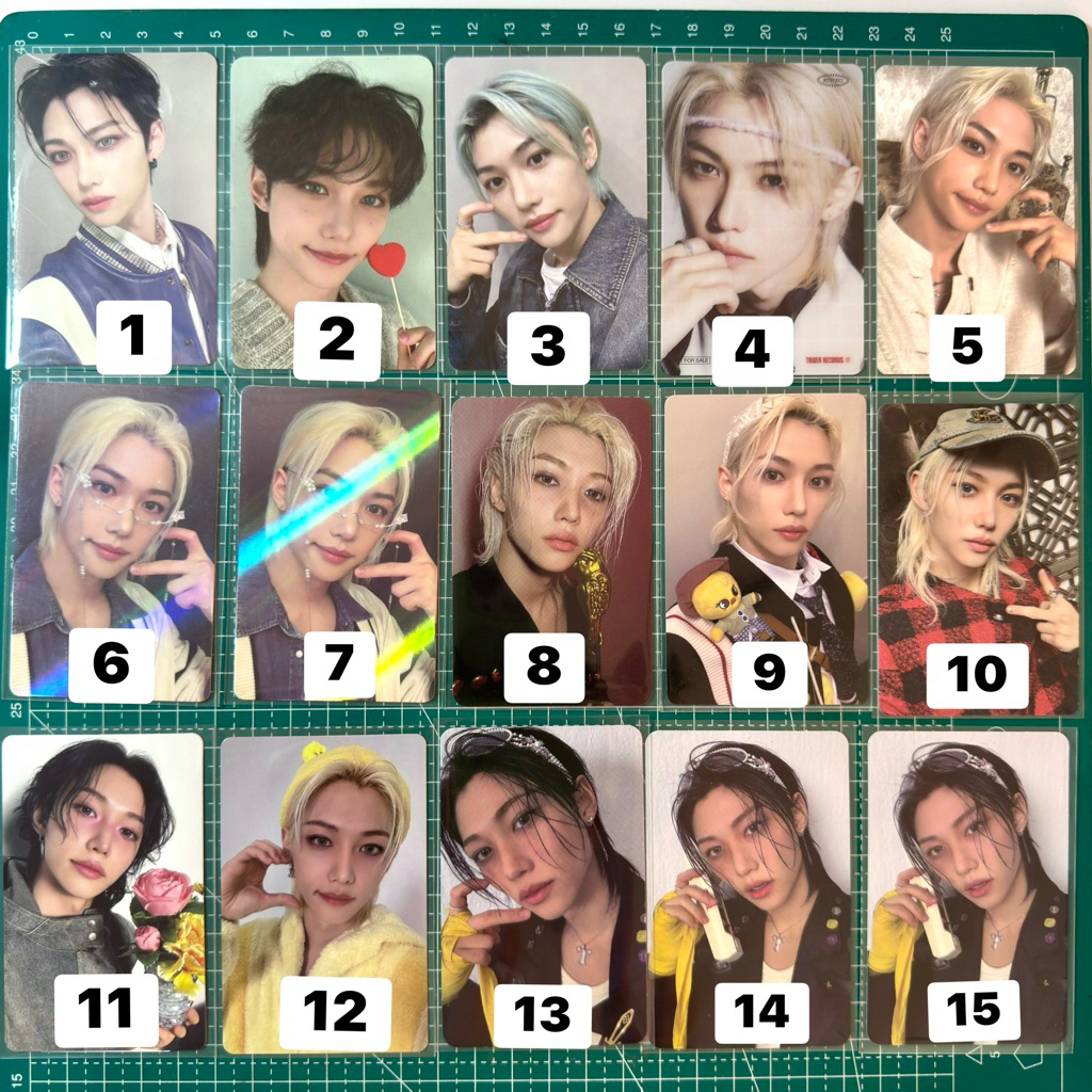 READY TO SHIPHOTCARD POB PC STRAYKIDS FELIX BBOKARI SKZOO KARMA HOP ROCKSTAR 5 STAR ATE HOLLOW MAXID