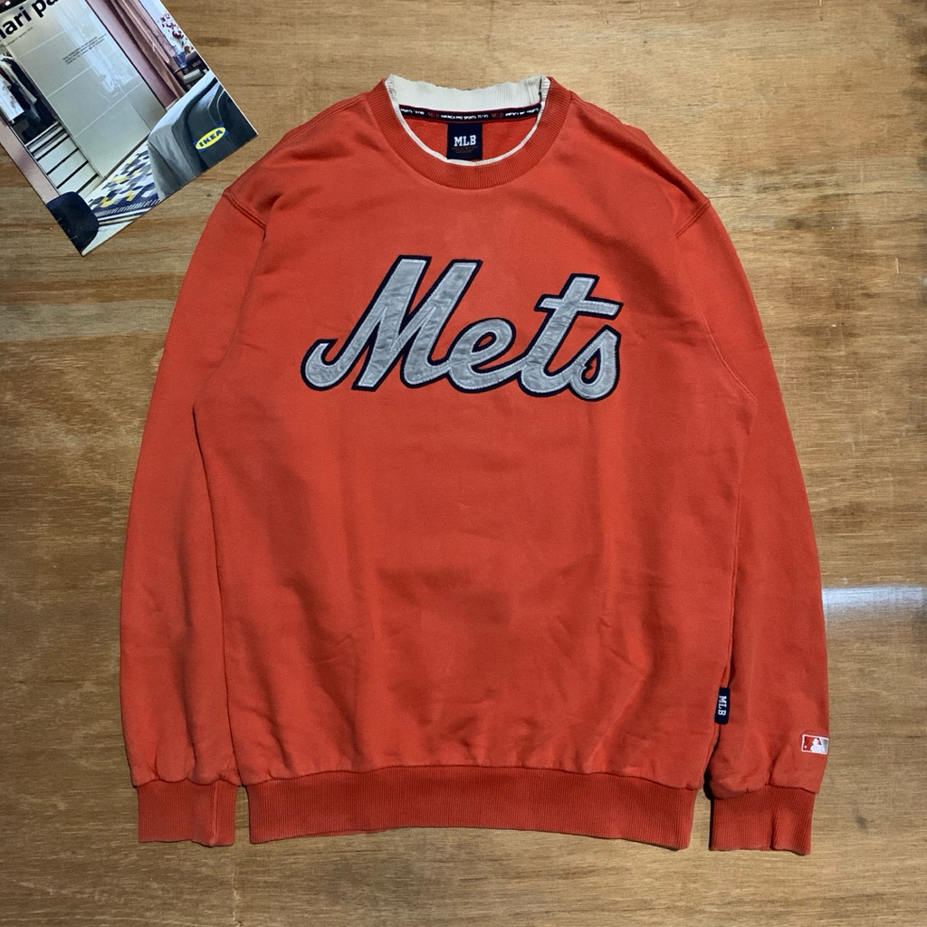 Crewneck MLB Meats Orange เสื้อกันหนาวผู้ชาย