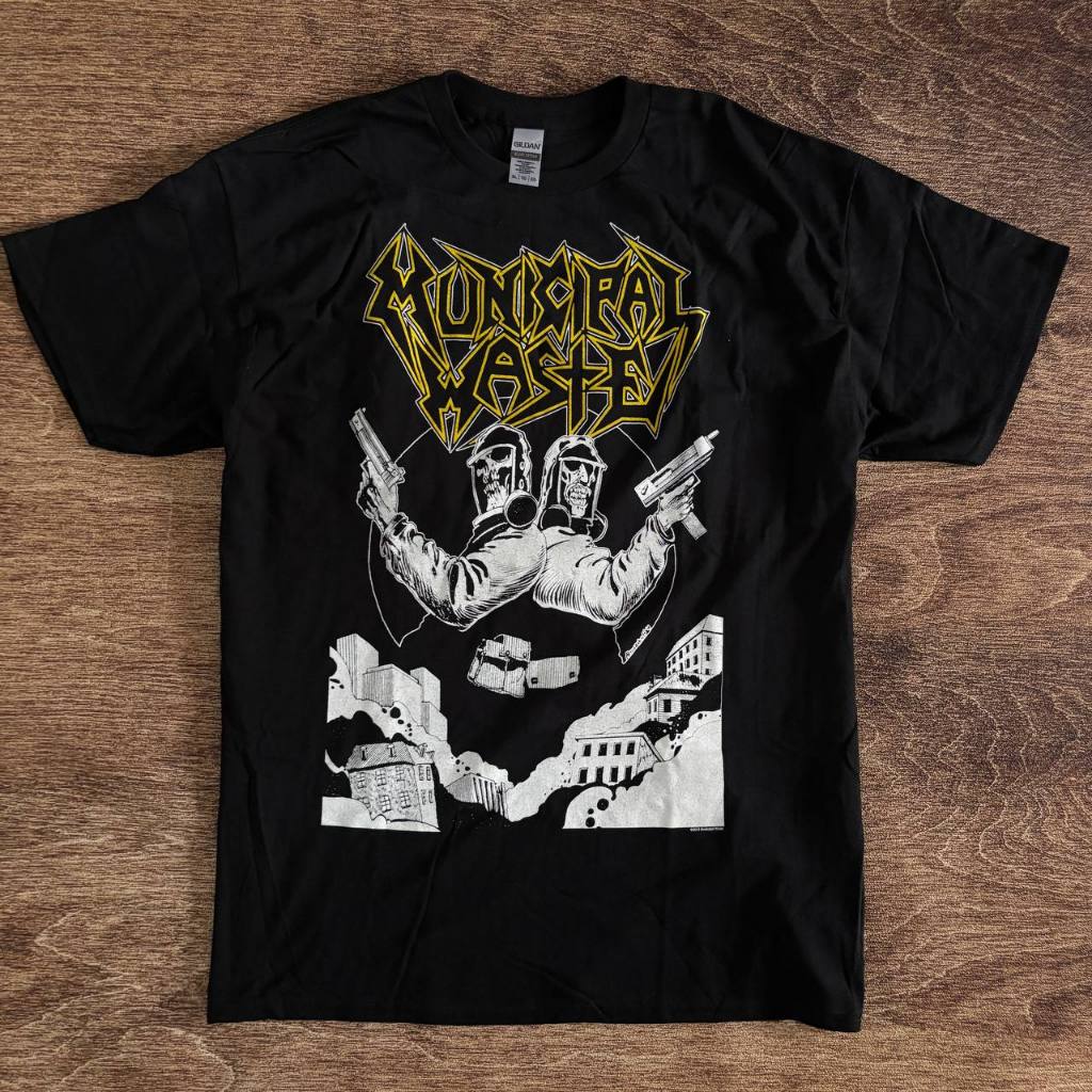 เสื้อยืด MUNICIPAL WASTE BAND อย่างเป็นทางการ - TOXIC TWIN ORIGINAL MERCHANDISE
