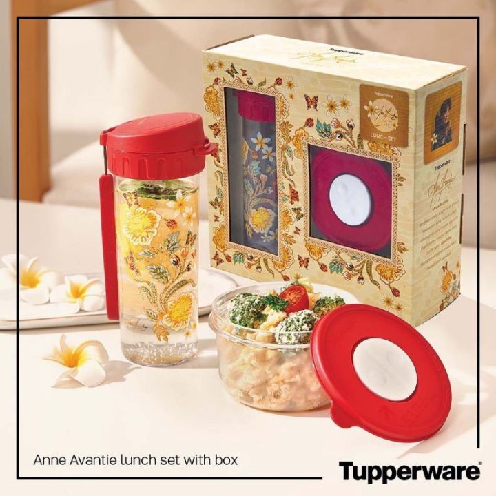 Tupperware lunch Set Crystal Anne Avanti