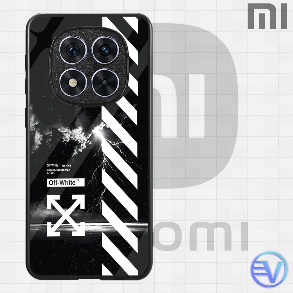 [ GT63 OFF WHITE ] เคส HD Glossy REDMI NOTE 4 PRO 4G, 5G/14 PRO PLUS/REDMI 15 4G, 5G.REDMI 15 C ตัวป