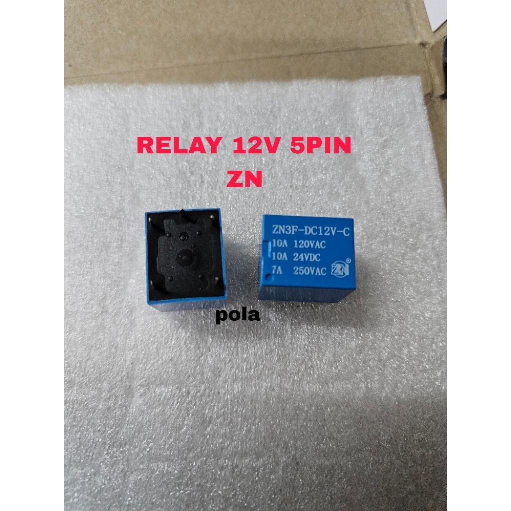 RELAY 12V 5PIN 10A RELAY T73 12V 5PIN