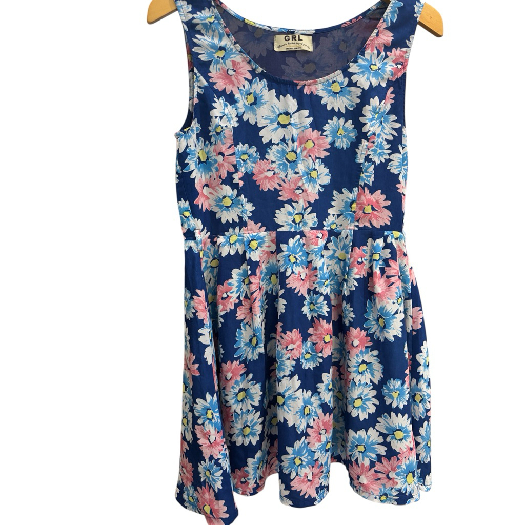 เดรสลายดอกไม้ GRL แบรนด์ญี่ปุ่น