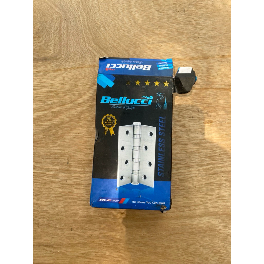 (box9a) บานพับสแตนเลส Belluci 4" SUS304