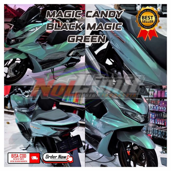 Magic Candy Black Magic Green Scotlite Magic Candy Black Magic Green Sticker [METER]