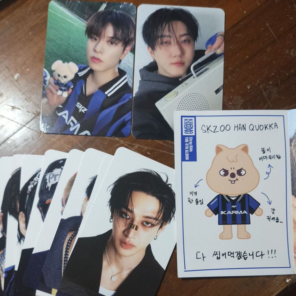 ภาพถ่ายพีซี SKZ KARMA STRAYKIDS SEUNGMIN CHANGBIN HAN Quokka