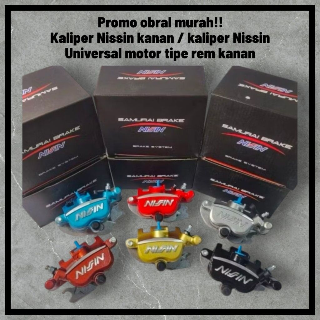 Nissin caliper / คาลิเปอร์เบรก Nissin / คาลิปเปอร์รถจักรยานยนต์สากล Nissin