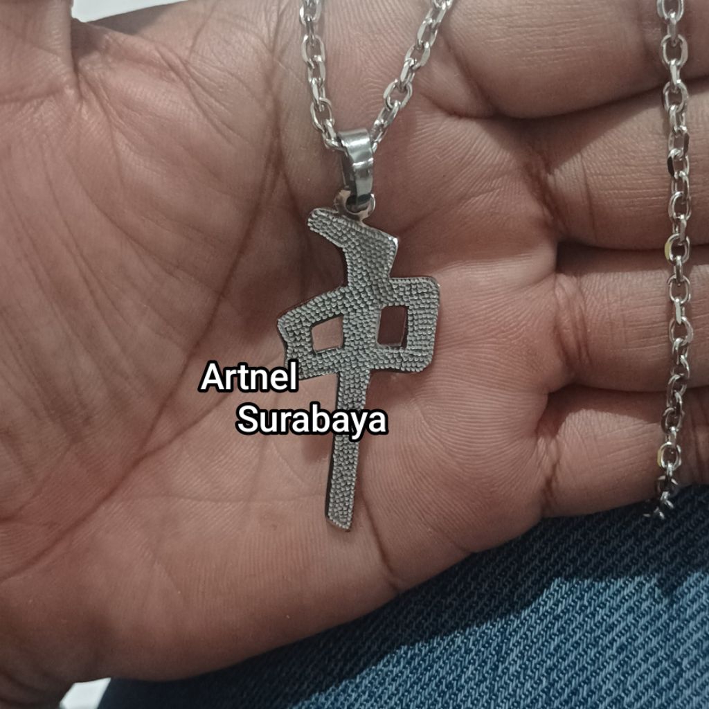 เครื่องแต่งกายมังกรแดง สร้อยคอ Monel RDS สแตนเลส