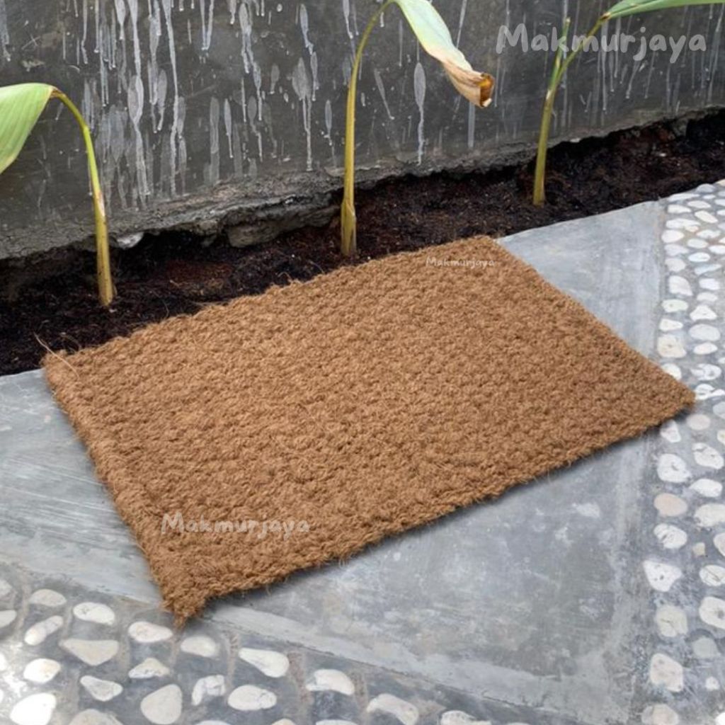 พรมเช็ดเท้าทอใยมะพร้าว ขนาด 60x40 / พรมเช็ดเท้าทอคู่ พรีเมี่ยม