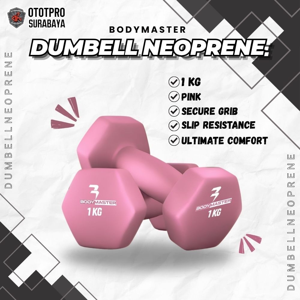 ดัมเบล Neoprene 1Kg Mini Barbell Small Color Dumbbell Rubber 1 Kg ไวนิล