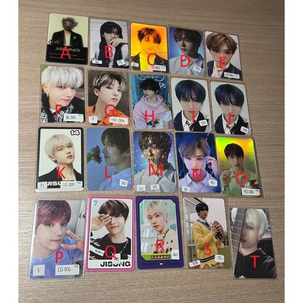 อย่างเป็นทางการ JISUNG NCT DREAM PHOTOCARD PC CLEARANCE
