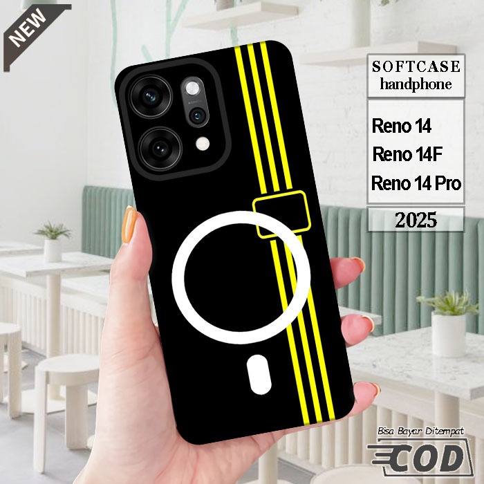 เคส OPPO RENO 14 _OPPO RENO 14F _OPPO RENO 14 PRO _เคสซิลิโคนสีดําใสยืดหยุ่นสุดเท่