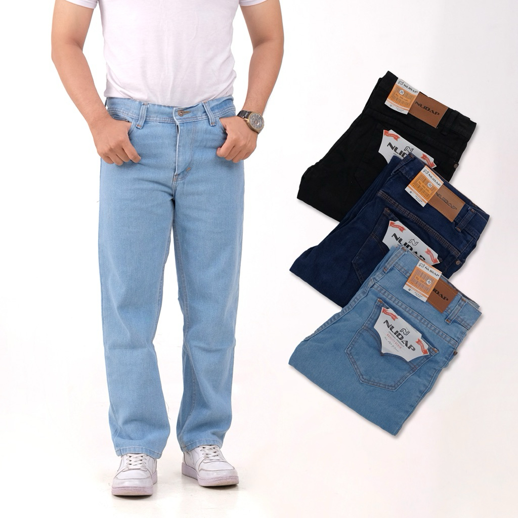 MENS LONG JEANS STANDARD JEANS BASIC MENS REGULAR JEANS