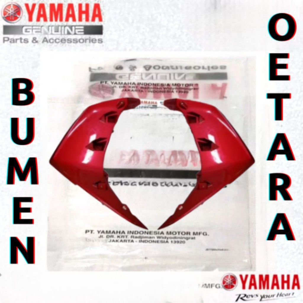 MERAH PANEL 2PH-F835U-00-P5/PN 2PH-F835V-00-P5/PN COVER TEBENG FRONT WING RIGHT LEFT MIO M3 125 MIO 