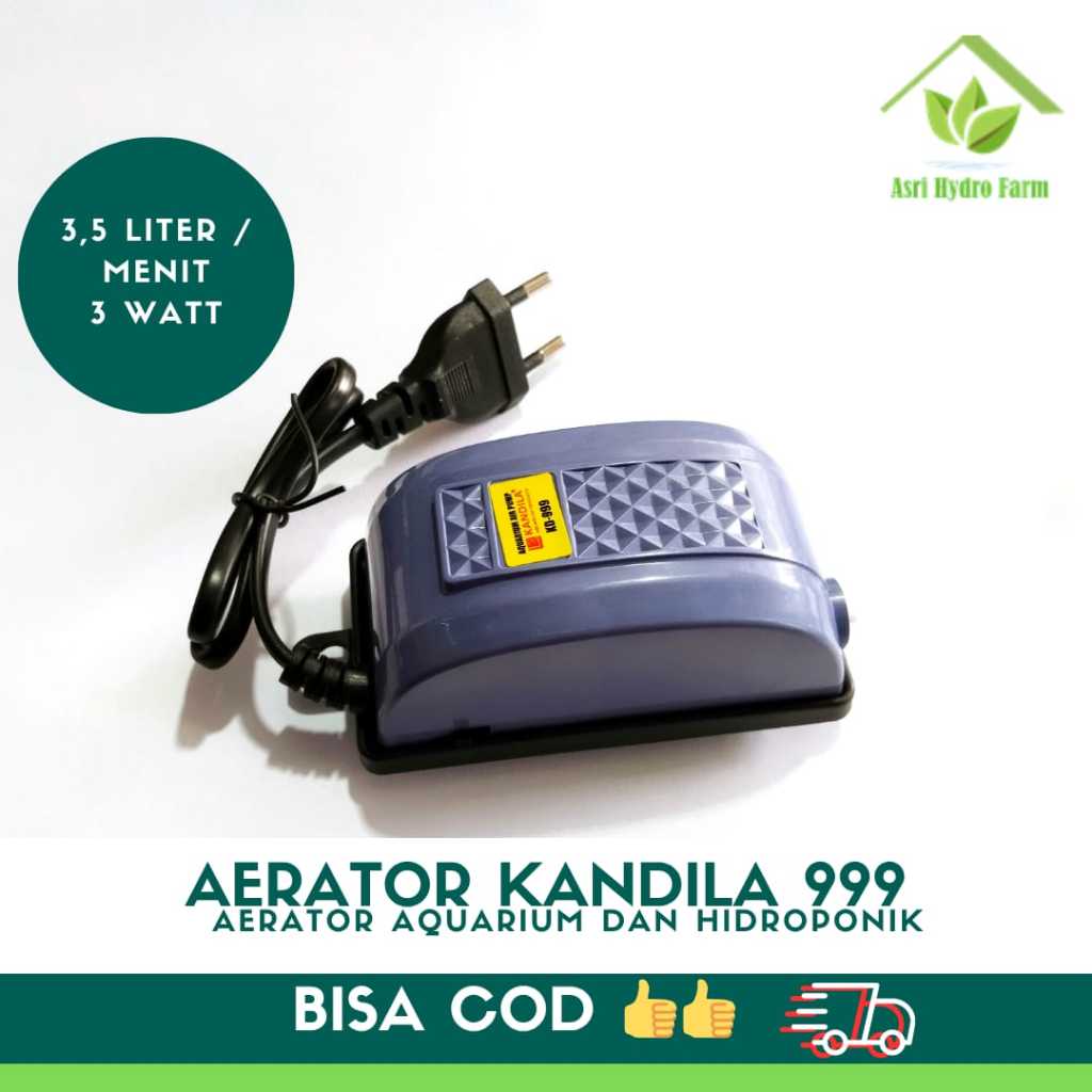 AERATOR KANDILA KD-999-Z ปั๊มลมตู้ปลาและบ่อ kandila 999