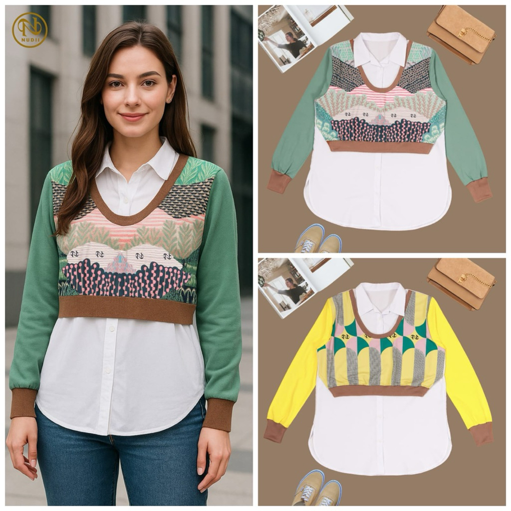 เสื้อ KEMEJA Unagi โดย nudii