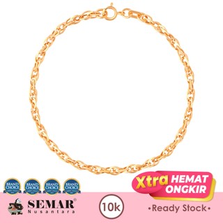 Gelang Emas Kiara Twist Gold 10K Semar Nusantara