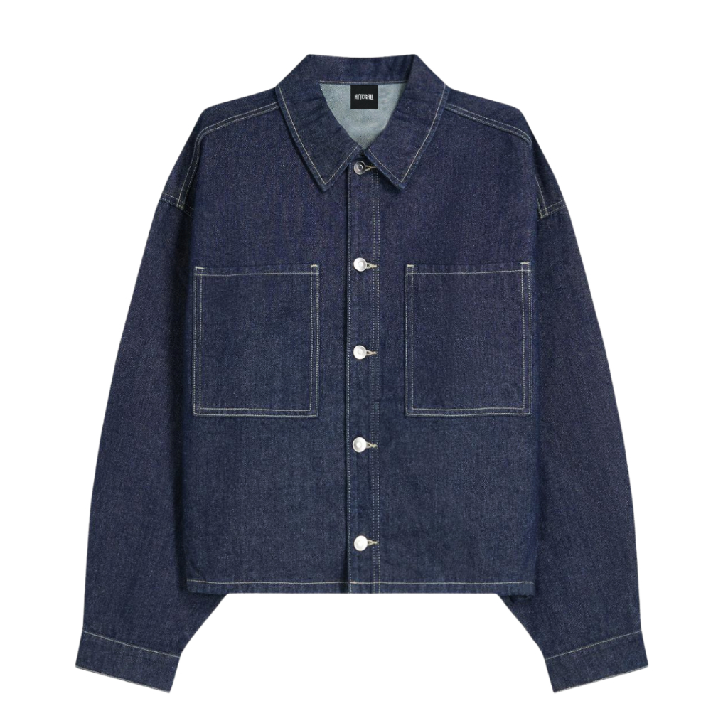 AFTERALL Outer Denim SILENCE Work Jacket Denim Boxy Fit Oversize Denim Jacket