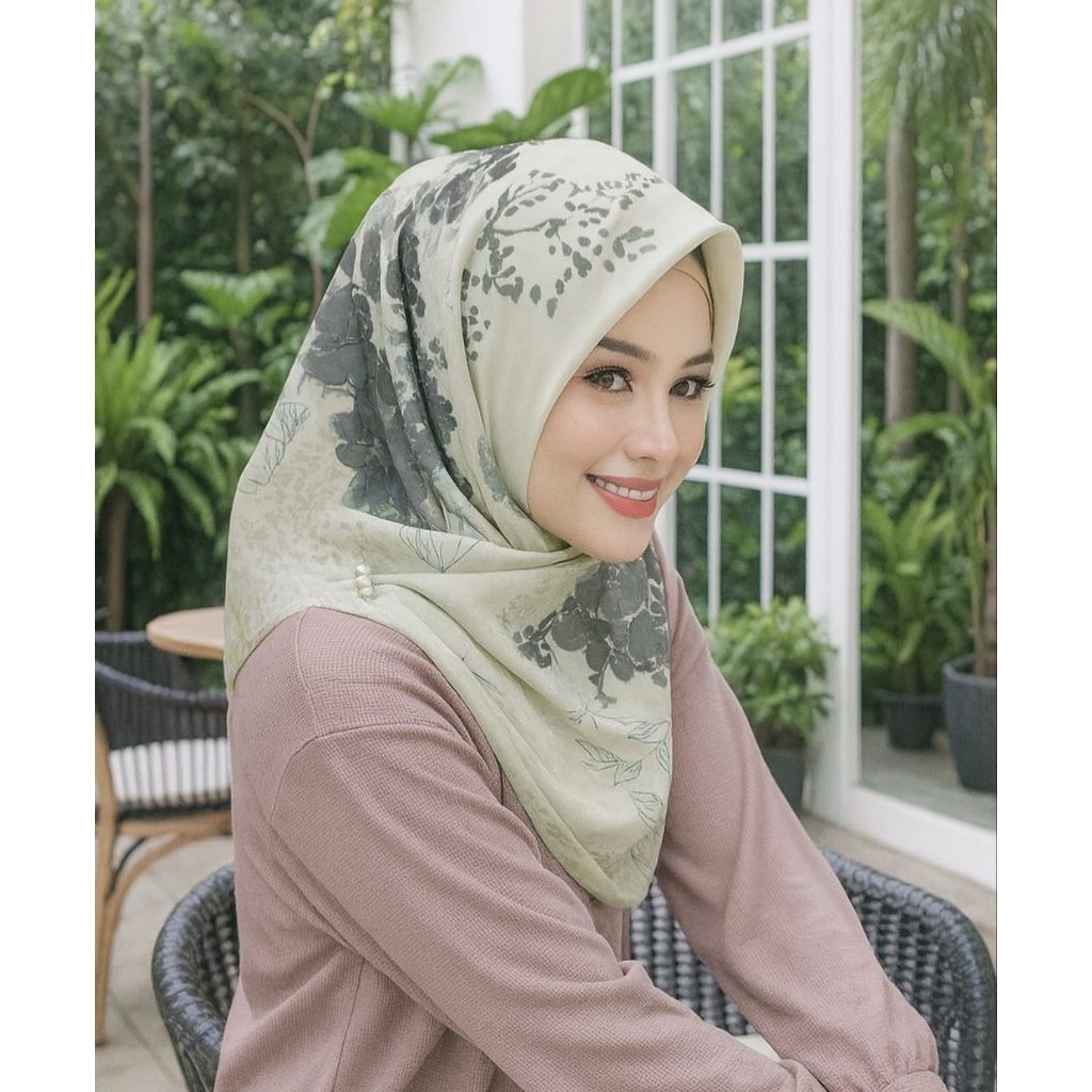 / KARIAA / PREMIUM VOAL HIJAB / WHOLESALE HIJAB / SQUARE HIJAB / PREMIUM MOTIF VOAL