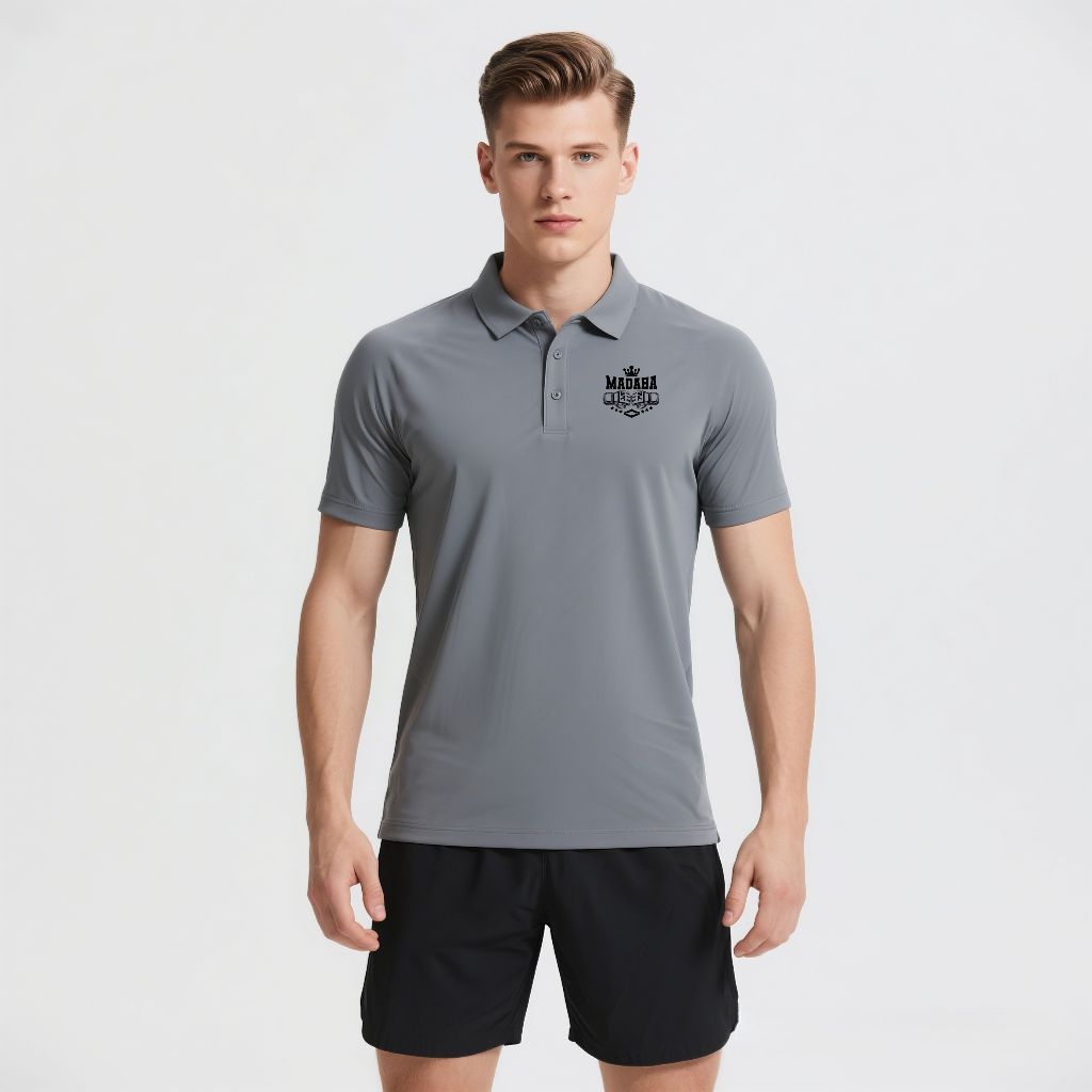 Madaha เสื้อโปโล Dry Fit UFC Gloves เสื้อกีฬา เสื้อคอปก