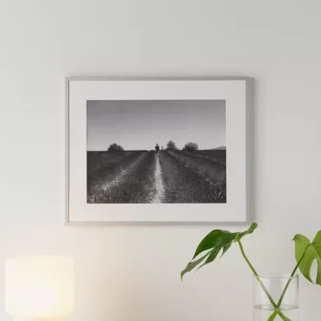 กรอบรูปอลูมิเนียมบาง 40x50 ซม. กรอบรูปสีเงิน