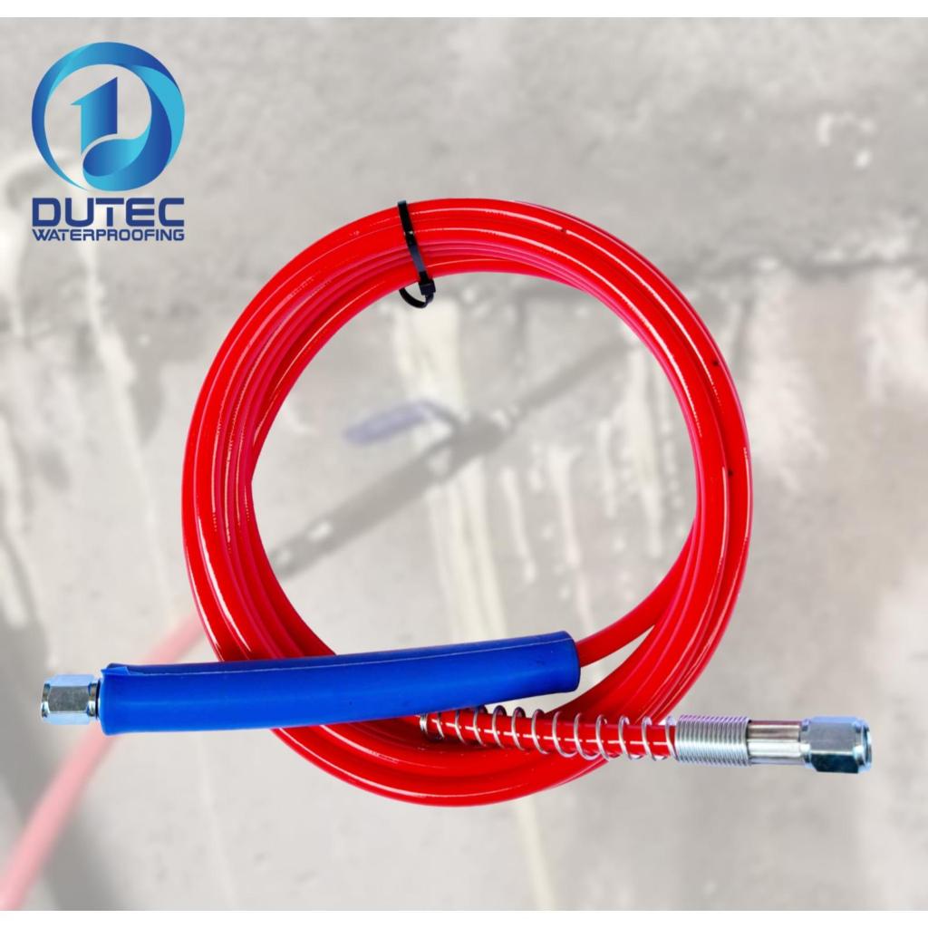 MESIN DUTEC ท่อฉีดคอนกรีต J-121/ J-111 / M12 ท่อแรงดันสูง 5METER DUTEC สายเครื่องฉีด